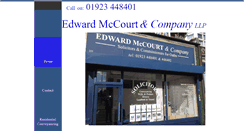 Desktop Screenshot of edwardmccourt.co.uk