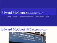 Tablet Screenshot of edwardmccourt.co.uk